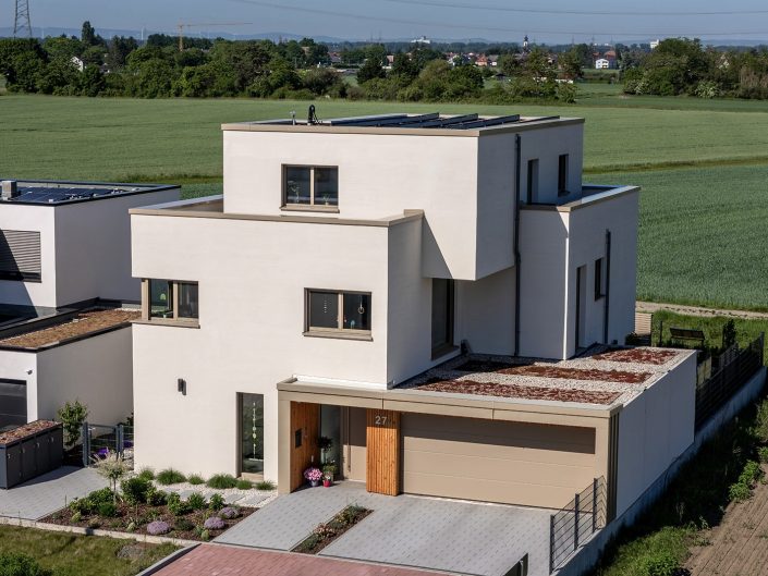 Schichtung - Neubau eines Einfamilienhauses in Bürstadt